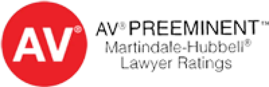 Martindale-Hubbell AV Preeminent, peer rated for highest level of professional excellence